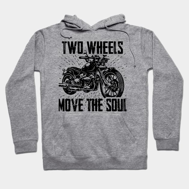 two wheels move the soul Hoodie by kakimonkey